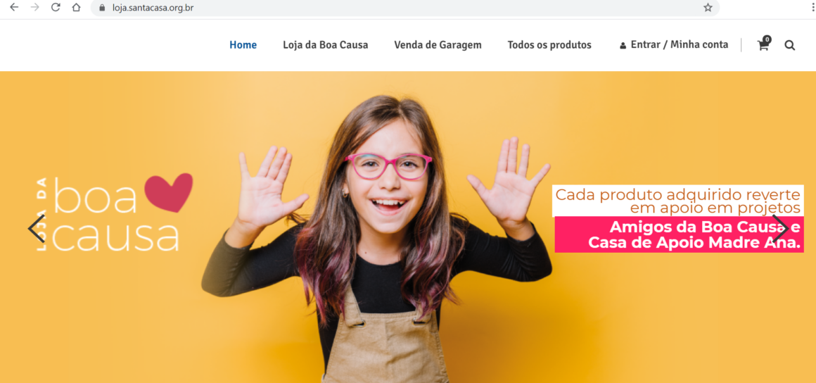 Santa Casa de Porto Alegre lança loja virtual beneficente
